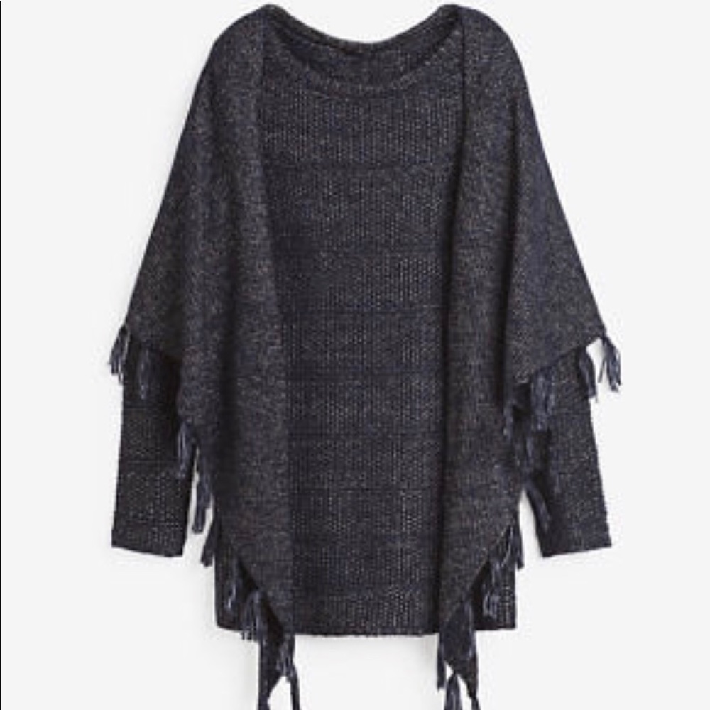 WHBM Knit Sweater Top‎ with Scarf (LR1)